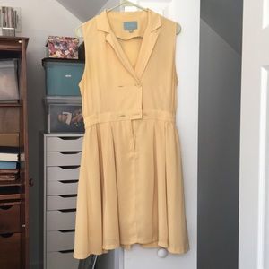 Pale yellow dress